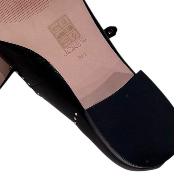 J. Crew Women\'s Teagan T-Strap Wing Tip Heels in Patent Leather Size 10.5 NWOB
